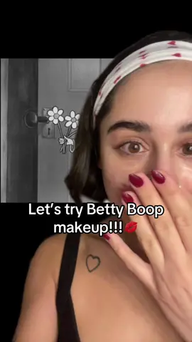 Betty boop makeup 💋 #vintage #bettyboop #makeup #beauty #fyp