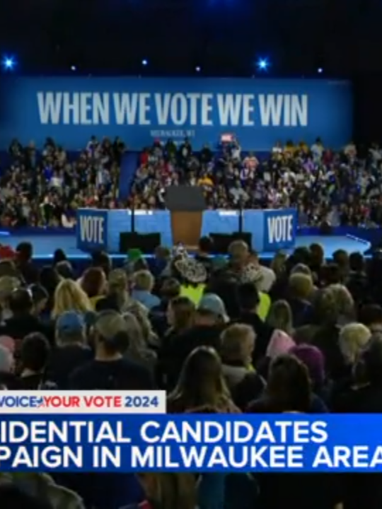 Kamala Harris and Donald Trump both held rallies in the Milwaukee area Friday night, at the same time, a mere six miles apart in which they delivered starkly different closing arguments to the Wisconsin electorate. #election #election2024 #kamalaharris #donaldtrump #milwaukee #wiconsin