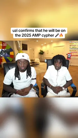 uzi confirms that he will be on the 2025 AMP cypher 🎤🔥 #kaicenat #amp #viral #fyp #liluzivert 