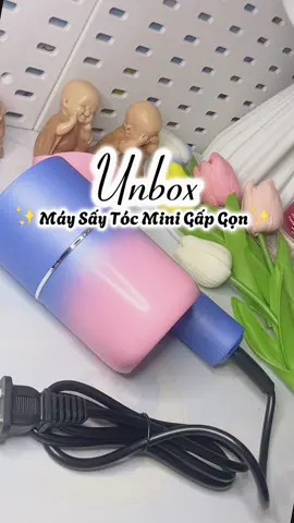 Máy sấy tóc mini 2600 gấp gọn dành đi du lịch, đi chơi siêu tiện lợi #xuhuongtiktok #maysaytoc #maysaytocmini #maysaytocgapgon #viral 