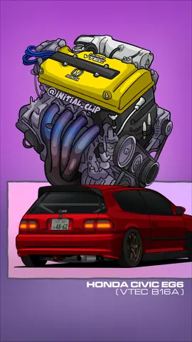 Hear the B16A come alive… a quick start-up and VTEC is ready to scream! Engine Animation specially made for @kapibara6age7 Thanks for commission🫱🏼‍🫲🏽 #eg #civiceg #hondaciviceg #eg6 #civic #honda #hondacivic #typeR #vtec #b16a #b16 #bseries #engine #racing #performance #tuning #tuned #tuner #petrolhead #Motorsport #horsepower #racecar #automobile #cargram #carlifestyle #carculture #carmodification #modification #jdm #initialclip