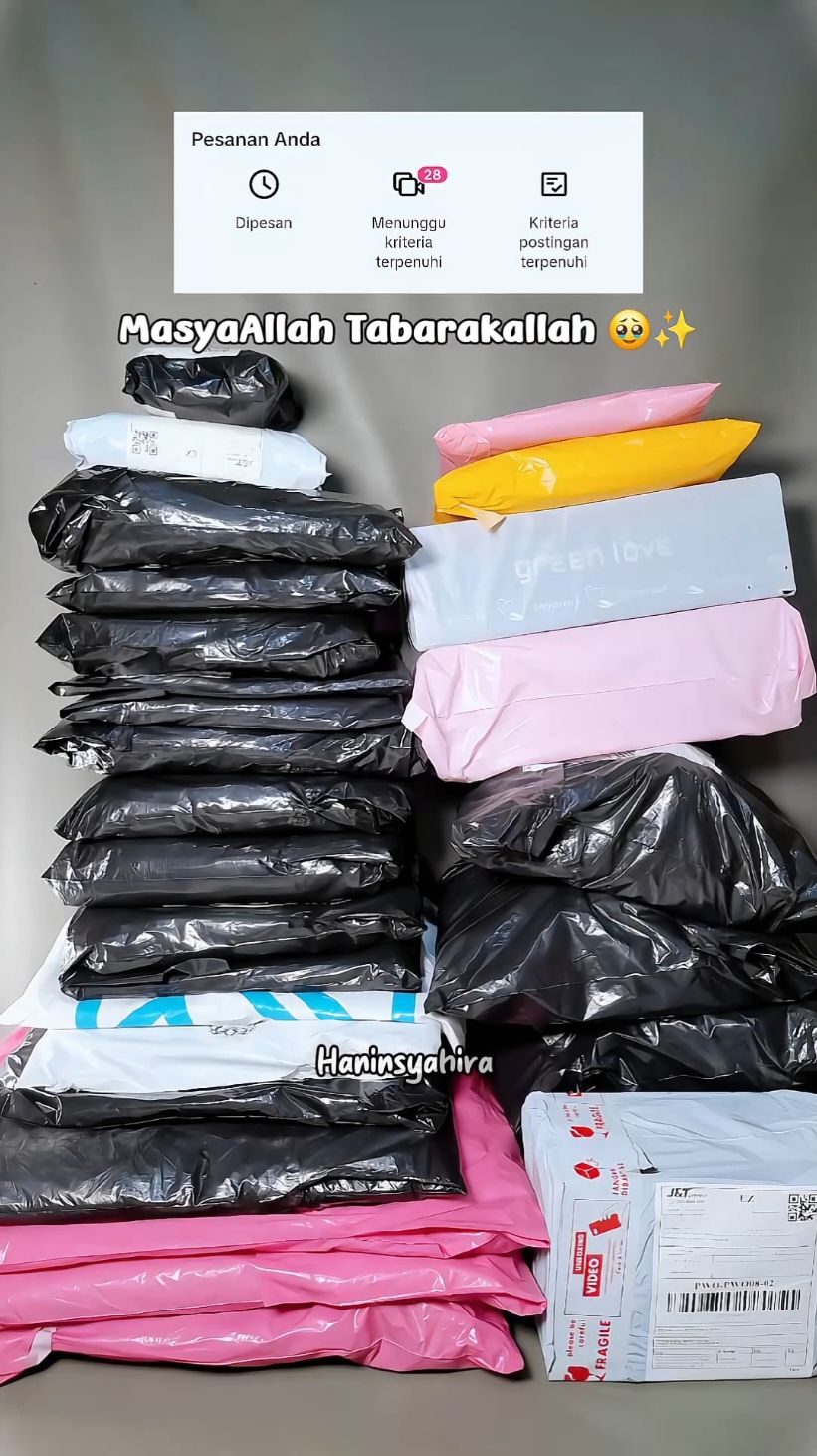 Lengah dikit sampel gratis numpuk sebanyak ini 🥹 MasyaAllah pusing ga tuhh 😭🤣 #sampelgratis #pejuangaffiiliate #affiliatemarketing #fyp #masukberandafyp 