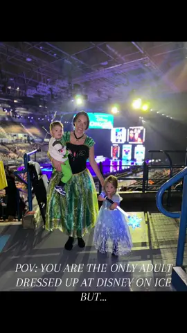 DISNEY ON ICE ROADTRIP 2024 Lets be real im like a “wish” version of Anna.. and the looks i got from other parents .. well 😂😂 HOWEVER.. my little Reeve was sooooo excited and when other kids were waving at me her little face was proud was punch! 🥰 Ill take looking like a tool for that look anyday!! ❤️ Parents worried about kids being too young Reeve is 3 in May and Roux is 2 in May and they LOVED it as you can see 😍😍 #disneyonice #disneyonicedressup #disney #disneyonice2024 #disneyonicebirmingham #utilitaarena #disneyoniceroadtripadventures #disneyoniceroadtrip #Disneyonice #Disneyonicebirmingham #fyp #family #toddleroutings #familyday #twoundertwo #momlifebelike #momlife #momtok #frozen2 #princesselsa #princesselsafrozen #DISNEYPRINCES #disneyland #disneytiktok #anna #buzzlightyear #lionking #moana #MOANA #disneyland #disneychannel 