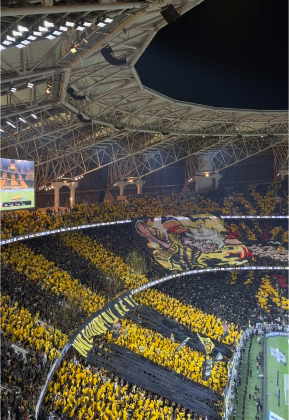Jeddah is ours 🤯😰🤩💛💛💛💛💛💛💛🐅🐅🐅. @433 #اكسبلور #اكسبلورexplore #fyp #jeddah🇸🇦 #foryou #itti #foryou #ittihad #tifo #jeddah #جمهور_الاتحاد #دوري_روشن_السعودي #trending @نادي الاتحاد | Al-Ittihad FC 