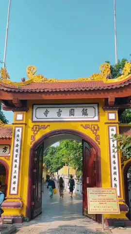 Theo chân chúng tớ khám phá ngôi chùa cổ kính linh thiêng giữa lòng thủ đô Hà Nội nha #viral_video #fyp #chuatranquoc #dulich 