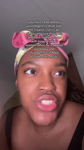 again if they were truly intrusive thoughts you don’t double down on them if they are distressing like intrusive thoughts are in nature learn the difference between intrusive thoughts and impulsive thoughts they’re two different things #tylerthecreator 