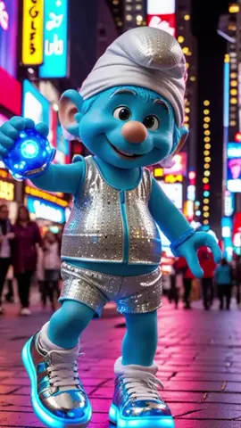 #aiart #aicommunity #ai #dance#Smurf#smurfs