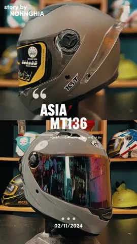 Nón bảo hiểm Asia Mt136 cực chất tại nhà Nón Nghĩa #nonnghia #tiktok #fullface #nonfullface 