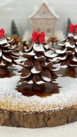 Brownie Cereal Snowy Christmas Trees 🌲 #christmas #christmastree #christmasbaking #christmastreats #christmasbrownies #christmasideas #brownies #dippedtreats #cakepops #browniepops 