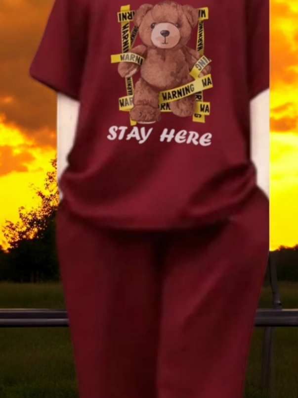 Azarac Fashion - Setelan celana kulot 3/4 Baju dewasa Ukuran MLXLJUMBO Lengan pendek hanya Rp40.999! #setelanwanita 