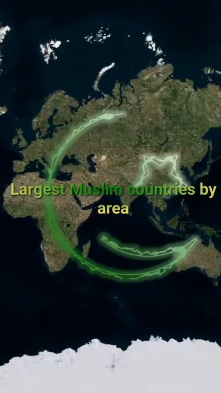 LARGEST MUSLIM COUNTRIES IN THE WORLD #information 