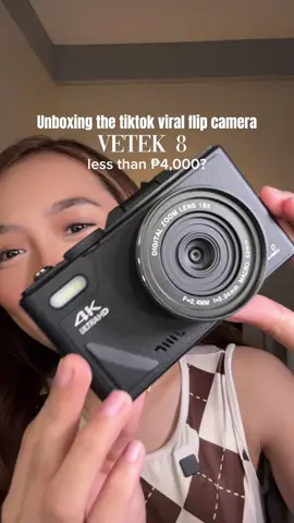 first impression review on this viral flip cam 🙈🤩 #digicam #affordablecamera #binoocamera #vetek8 