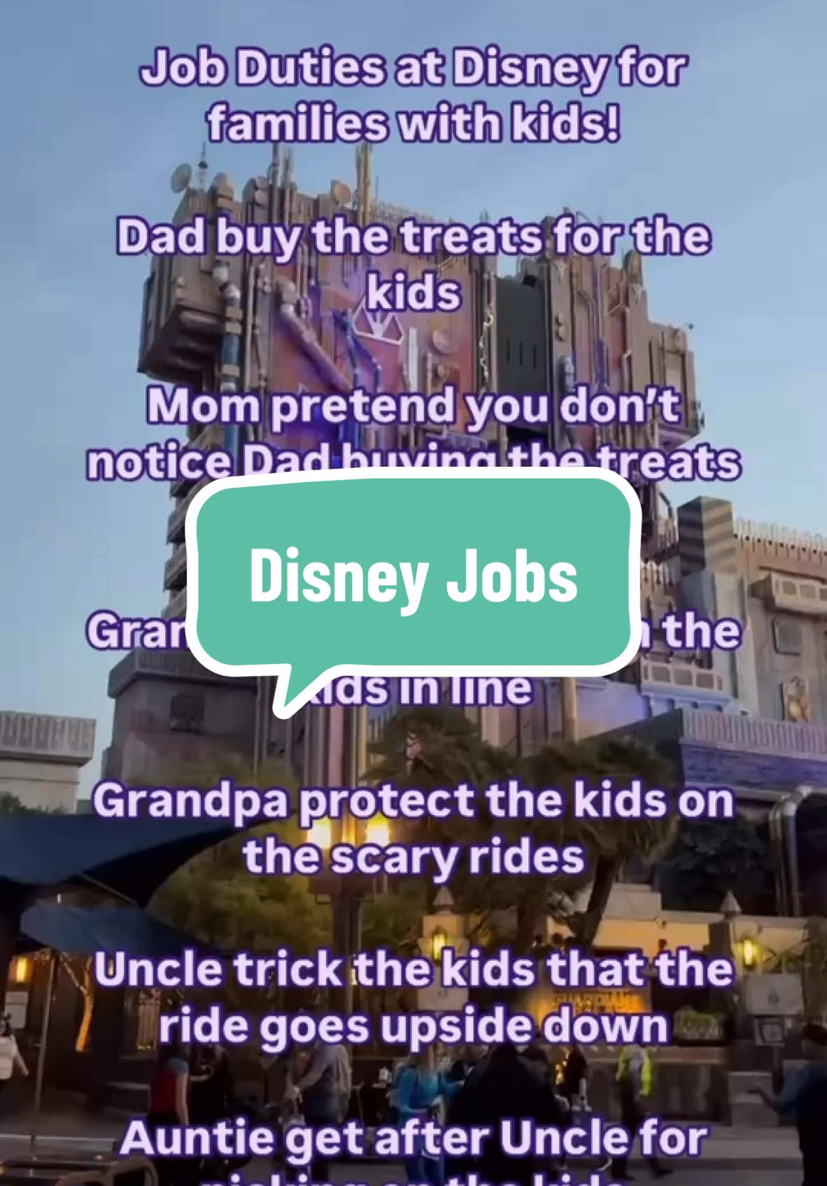 Make sure everyone in the family knows their roles if you’re traveling with kids to Disney!!!  . . .  Follow @amandadisneymagic for more Disney fun!!!