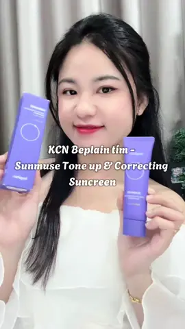 #beplain #sunmuse #suncreen #toneup nâng tông kiềmm dầuu, chống nắng tím đậm nhà beplain nò