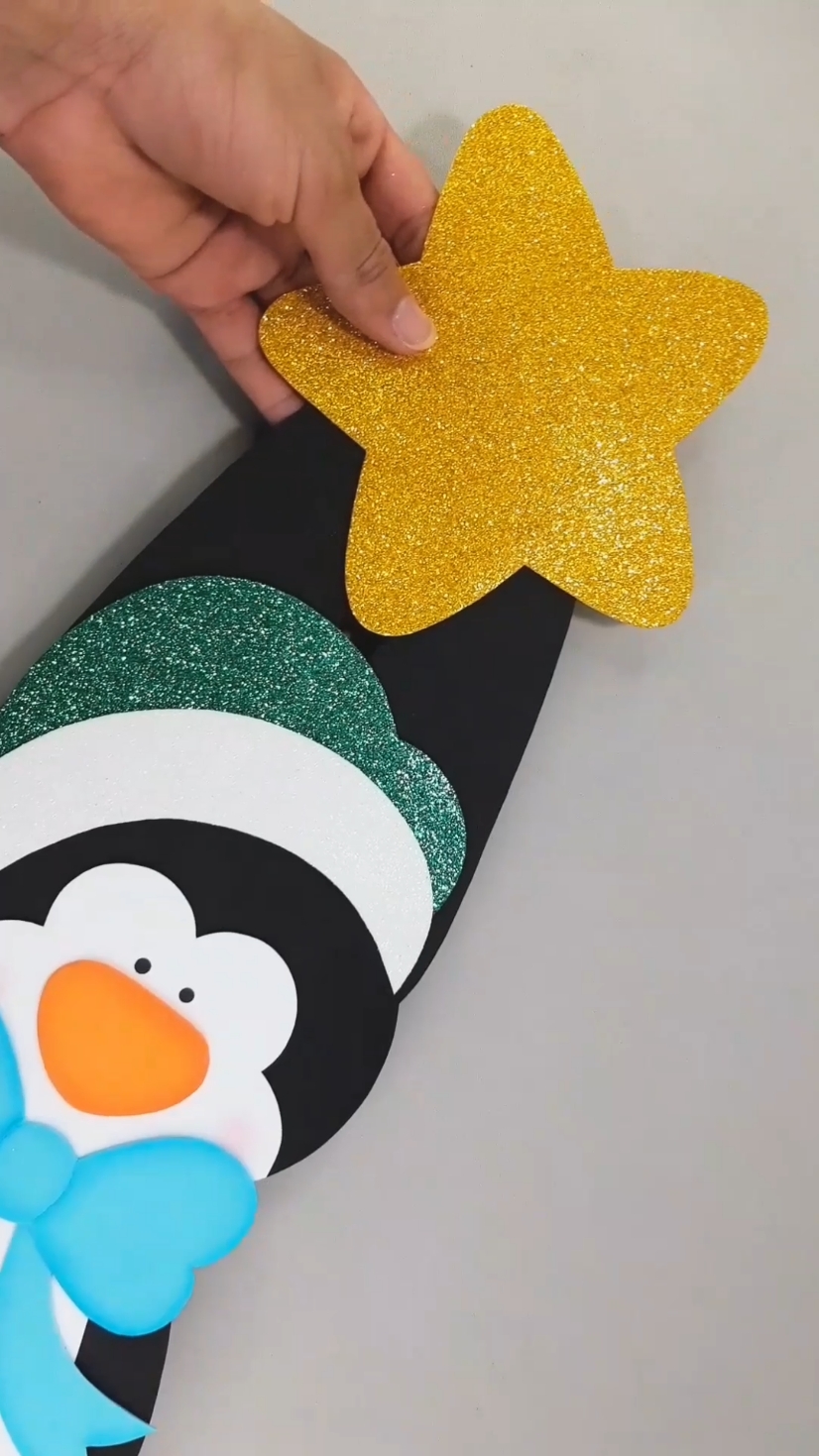 Pingüino de foamy o goma eva 🐧⭐