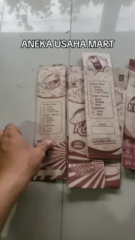 Kemasan Bungkus Kebab Paper Craft Coklat #bungkuskebab #boxkebab #KertasKebab 