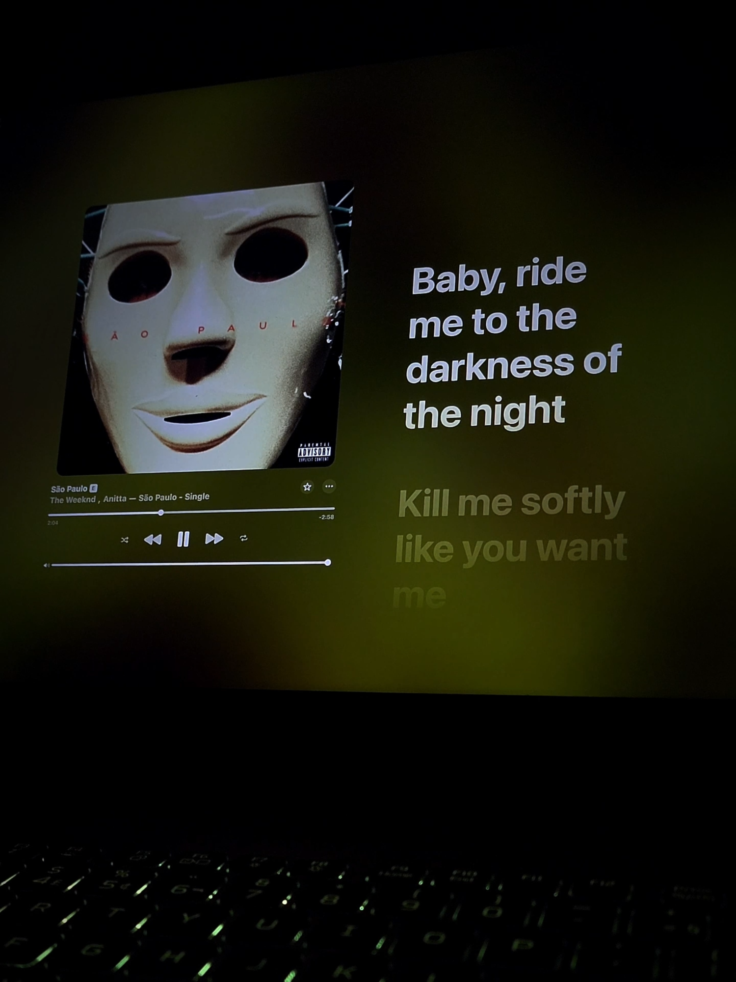 sao paulo - the weeknd, anitta #fyp #musica #lyrics  #theweeknd #anitta