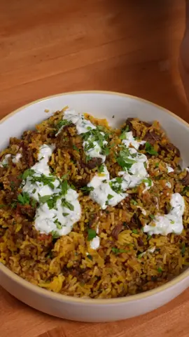 Lamb biryani, done my way. This is one of the most flavorful rice dishes on Earth. You can easily feed a crowd with this, and don’t skip the little charcoal trick to get it extra smoky!