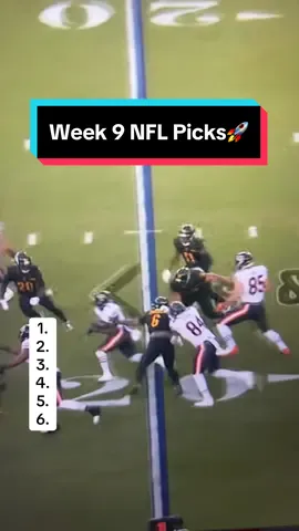 Week 9 NFL Picks🚀#nfl #fantasyfootball #football 