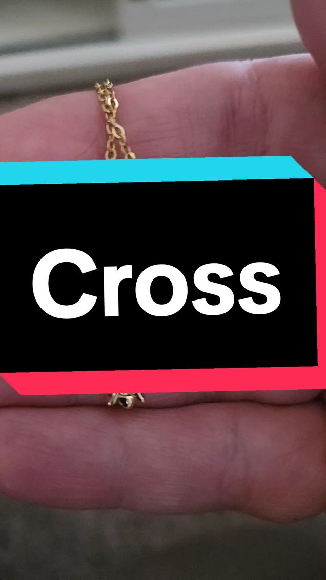Women's Cross Necklace Bible verse Cross Pendant chain Christian Religious Jewerly #tiktokshopblackfriday #tiktokshopcybermonday #christmasgift #jewerly #christian #bible #verse 