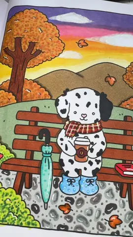 i hate the sky on this 😭 #colouringtok #colouringpatterns #colouringinspiration #colouringin #colouringpage #colouringaddict #satisfyingcolouring #fuzzyhyggecoloringbook #fuzzyhygge #fuzzyhyggecolouringbook #vivitintacoloringbook 