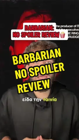 Barbarian: No spoiler Review 🍿🎥 #fy #movies #horror #horrormovies #netflix #netflixgr #barbarian @Netflix 