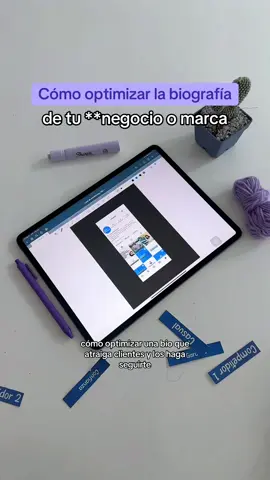 Como optimizar la biografia de tus redes sociales si eres emprendedor #dueñodenegocio #marca #emprendedor #biografia #optimizar 