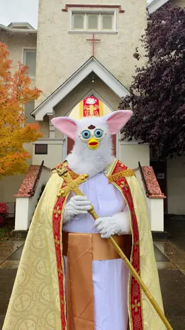 Be not afraid. Me. Love. You. #furby #furbynation #furbytiktok #furbyfandom #furbys #furbypope #newreligion #pope #Love 