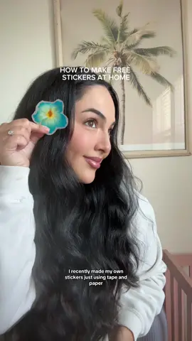How to make your own DIY stickers at home just using paper & tape ✨ .. because one thing about me, I’m gonna learn how to do something for free!!  Apps used: @Canva @pinterest  #diystickers #stickers #craftyhacks #craftymoms #journaltok #diyproject #DIY #canva #pinterest #journalstickers #journalingideas #stickertok #crafts 