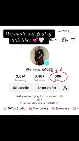 Im so happy! I had a goal for October to hit 4k followers, 30k sales and 1 sale on TikTok shop! I mace every goal except 4k followers. But thats okay, we are gonna make our goal 🤍🤍 #goals #sahmsoftiktok #sahmtok #creatorsearchinsights #tiktokshop 