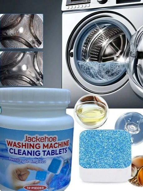 Limpieza profunda para lavadora - 12 pastillas #lavadora #limpieza #clean