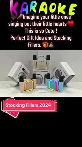 🎤✨ Ready to turn any room into a party? Check out this mini portable karaoke machine in adorable bubblegum colors with LED lights! 🌈 Perfect for sing-alongs and good vibes anytime, anywhere! #KaraokeFun #PortableParty #GiftForHer #ChristmasStocking #StufferIdeas #HolidayGifts #MiniKaraoke #ChristmasGifts
