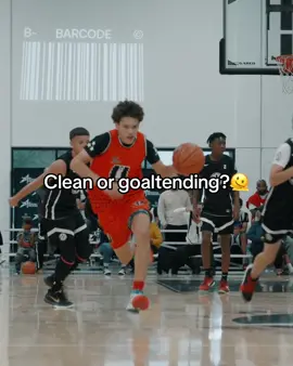 Was this clean or goaltending?😬 #fyp #aau #8thgrade 