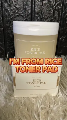 Glow up your skincare with Rice Toner Pad @imfrom_us. You can get Rice Toner Pad at the I’m from TikTok shop! #ricetonerpad #RiceWater #TonerPad #RiceToner #Koreantonerpad #glowingskin #glowuptips 