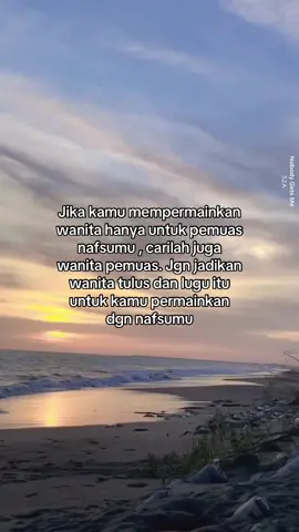 Buat laki” jaga bartabat dan mahkota wanita mu jgn smpai jatuh:),,jika kau tulus dn serius buktikan jgn janjikan,,dia wanitamu kau jaga bkn kau rusak.#hawanafsuhanyasementara #orangbaikdantulus #tidakdagangduakali 
