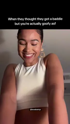 When they thought they got a baddie but you're actually goofy asf #goofy #scarymovie #baddie #fypシ 