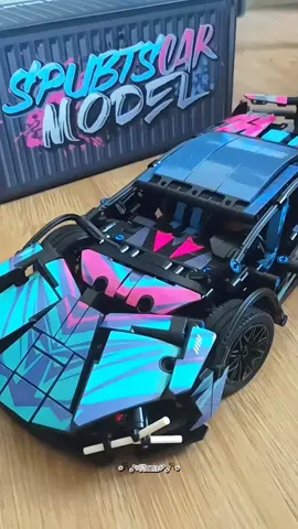 My first blocks of car, cyberpunk lambo✨ ingatkan kecik ja saiz tapi besar pastu harga sgt2 mur...mana nak dapat dekat luar sana. #lamborghini #cyberpunk #blocks #bricks #car #building #tiktoklego 