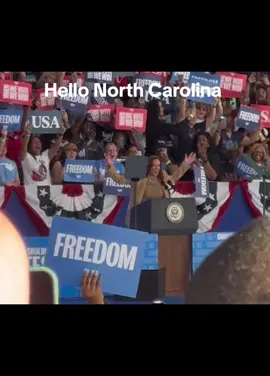 Vice President Kamala Harris, Charlotte Rally, November 2 #ncdemocrats #harriswaltz2024💙💙 #CharlotteNC #wevotewewin #harris2024🇺🇸💙 