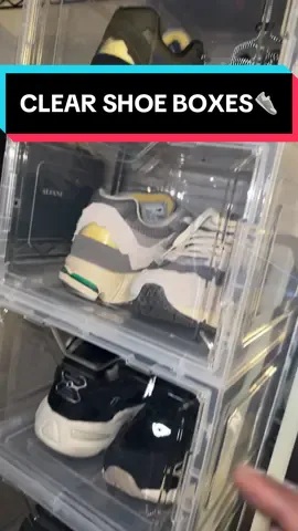 These are some of the BEST clear shoe boxes you’ll ever buy! #shoes #tiktokshopblackfriday #shoecollection #sneakerhead #clearshoebox #shoeboxes 
