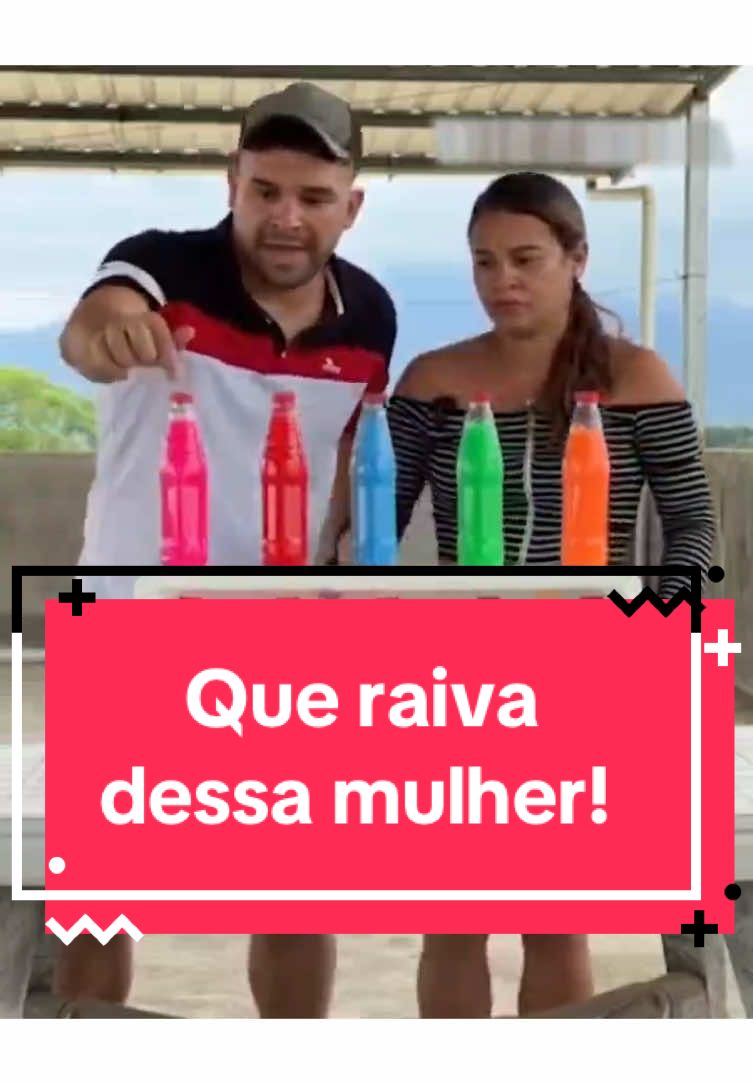 Tem horas que não dá pra confiar na mulher, mesmo mostrando que ela está conpletamente errada! #fy #fyp #couple #casal #desafio #cores #competição #humor #mulher #game #jogo 