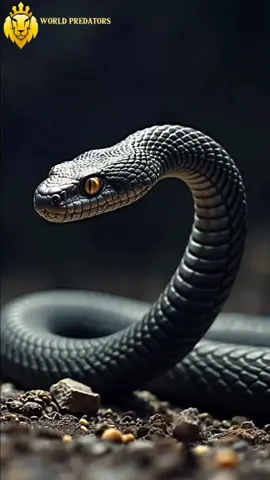 black mamba snake 🐍 أفعى المامبا السوداء الخطيرة #world_predators #snake #snakes #explore #animals #wildlife #fyp #زواحف #أفاعي #حيوانات 