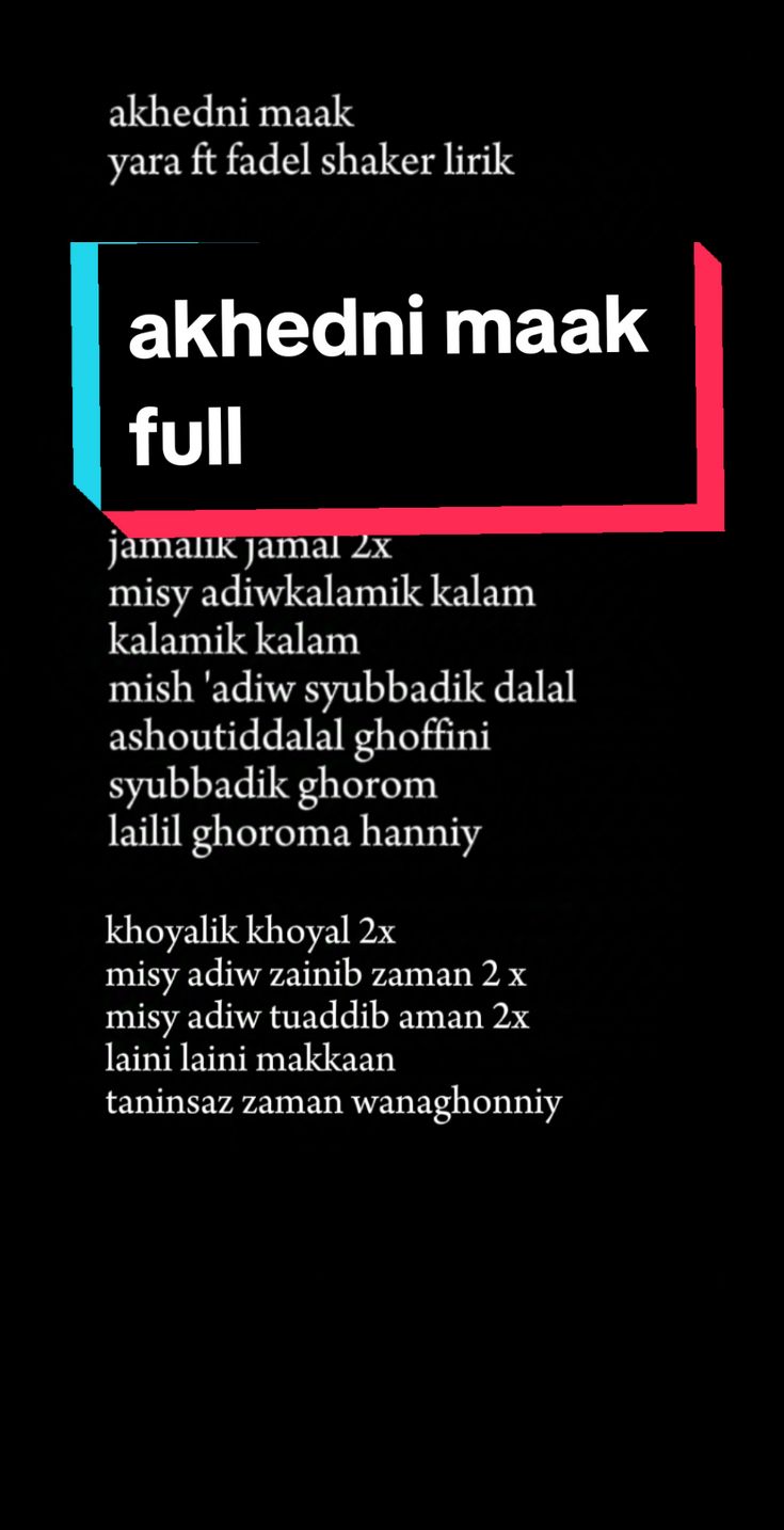 sebenernya mh udah pernah up mumpung lagi viral lagi mau nyoba versi duetnya ft @lailaeljaini 🙏😊 izin kak #akhednimaak #akhednimaaklirik #akhednimaakkaraoke #yara #fadelshaker #fadlshaker #fadelchaker #laguarabromantis #fyp #foryou #viral #alghifarignkw 
