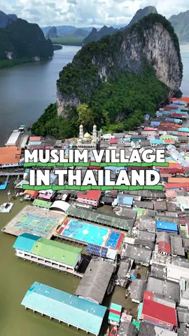 Muslim Village in Thailand, Floating on the way. Koh Panyee, lets explore how local live their live. #chinesemuslim #pasareatai #eat爱 #halalfoodinphuket #thailand🇹🇭 