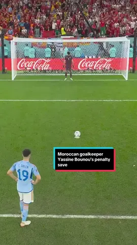 Moroccan goalkeeper Yassine Bounou's penalty save! Moroccan football is pure #Chat Ball Club #Football #penalty #messi #arena #cr7cristianoronaldo 