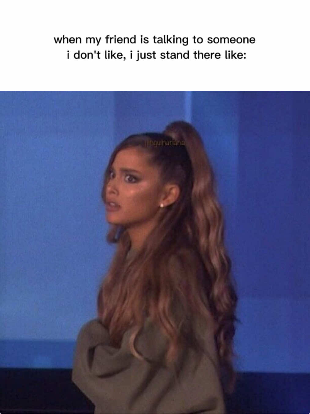 I give them the biggest side eye 👀 #arianagrande #CapCut #ari #funny #meme #sideeye 