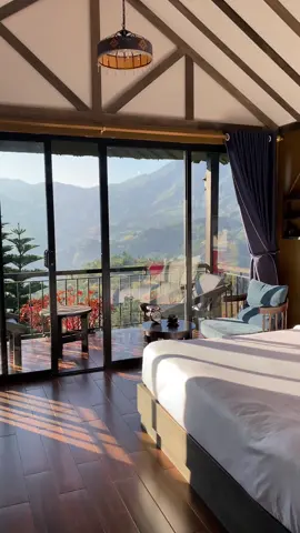 1 chiếc phòng view ngắm núi trông mây đúng nghĩa tại #themongvillage #trending #tiktoktravel 