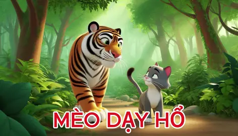 truyện cổ tích ngụ ngôn mèo dạy hổ #chuyencotichvietnam #meodayho #hoathinh3d #hoathinhvui #hoathinh #truyenngungon #truyenngungonvietnam 