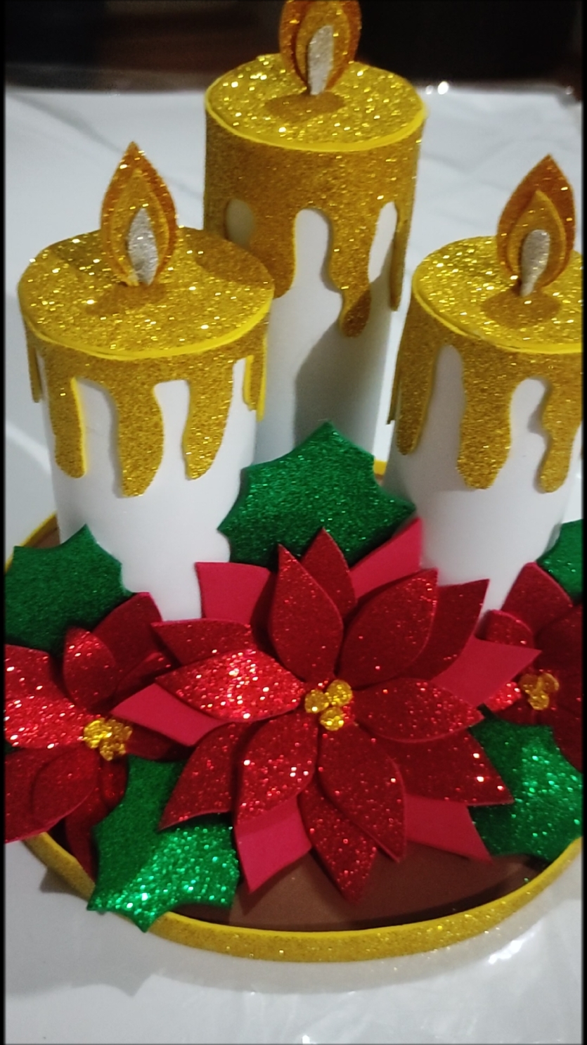 Manualidades Navideñas  #creaciones_mia #trabajos #paratii #hermoso #navidad 