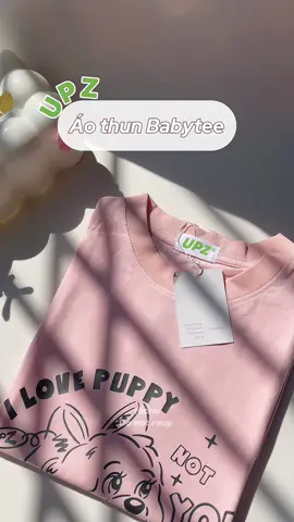 Áo thun babytee nhà UpZStore xinh toá #thoitrangnu #aothun #aothunbabytee #aoxinh #upzstore #hichureview #unboxing 