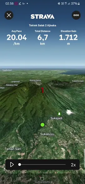 Salak 2 via ajisaka #pendaki #gunung #strava #fyp #gunungsalak 